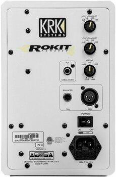 Moniteur de studio actif bidirectionnel KRK Rokit 4 G3 White - 3