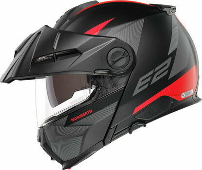 Hjelm Schuberth E2 Defender Red 2XL Hjelm - 2