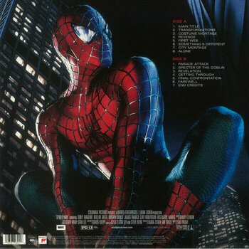 Vinylplade Danny Elfman - Spider-Man (180g) (20th Anniversary Edition) (Limited Edition) (Silver Coloured) (LP) - 2