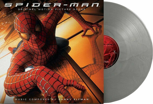 Disco de vinilo Danny Elfman - Spider-Man (180g) (20th Anniversary Edition) (Limited Edition) (Silver Coloured) (LP) - 3