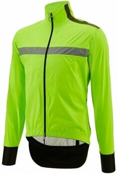 Kerékpár kabát, mellény Santini Guard Neo Shell Rain Jacket Verde Fluo 2XL Kabát - 2