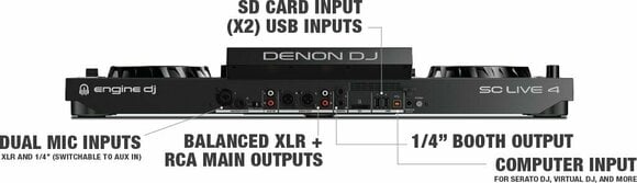 DJ контролер Denon SC LIVE 4 DJ контролер - 8