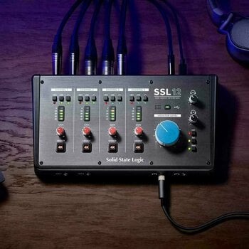 USB audio převodník - zvuková karta Solid State Logic SSL 12 - 8