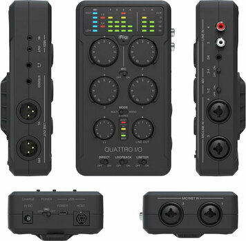 USB-audio-interface - geluidskaart IK Multimedia iRig PRO Quattro I/O - 5