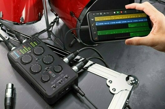 USB audio prevodník - zvuková karta IK Multimedia iRig PRO Quattro I/O - 25