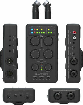 USB Audio Interface IK Multimedia iRig PRO Quattro I/O Deluxe - 5