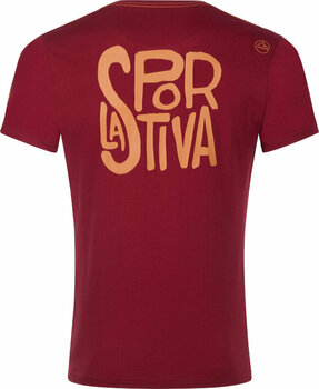 Camisa para exteriores La Sportiva Back Logo T-Shirt M Sangria M Camiseta Camisa para exteriores - 2