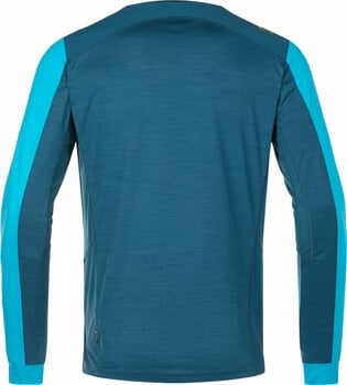 Friluftsliv T-shirt La Sportiva Beyond Long Sleeve M Storm Blue/Maui M T-shirt - 2
