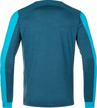 Outdoor T-Shirt La Sportiva Beyond Long Sleeve M Storm Blue/Maui L T-Shirt - 2