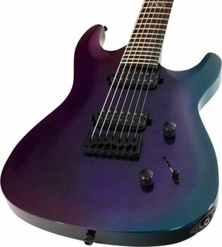 7-string Electric Guitar Chapman Guitars ML17 Pro Modern Morpheus Purple Flip - 5