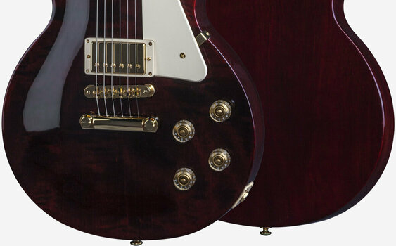 Električna kitara Gibson Les Paul Studio 2016 T Gold Hardware Wine Red - 2