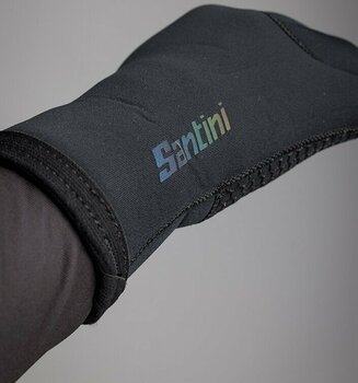 Kolesarske rokavice Santini Shield Gloves Black XL Kolesarske rokavice - 4