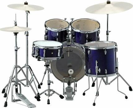 Conjunto de tambores júnior Yamaha JK6F5DPVSET Conjunto de tambores júnior Violeta Deep Violet - 2