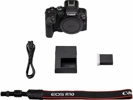 Câmara mirrorless Canon EOS R10 Body + EF-EOS R + RF-S 18-45mm IS STM Black Câmara mirrorless - 16