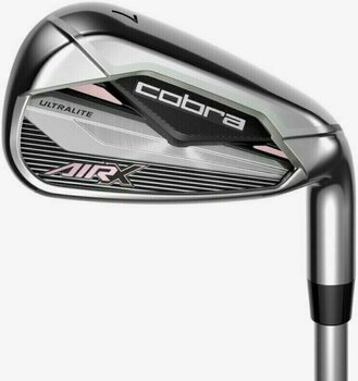 Kij golfowy - želazo Cobra Golf Air-X Combo Irons Set Black 4PWSW Right Hand Lady - 6