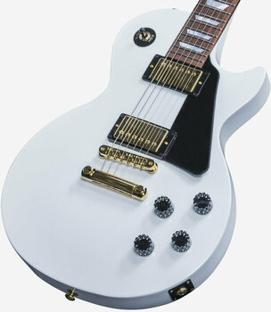 E-Gitarre Gibson Les Paul Studio 2016 HP Gold Hardware Alpine White - 3