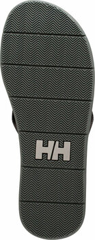 Mens Sailing Shoes Helly Hansen Men's Seasand HP Flip-Flops Black/Ebony/Light Grey 44 - 7