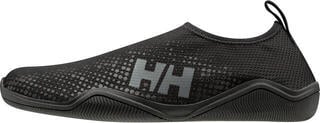 Naisten purjehduskengät Helly Hansen Women's Crest Watermoc Black/Charcoal - 1