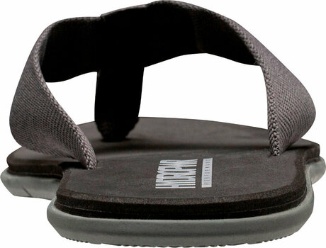 Mens Sailing Shoes Helly Hansen Men's Seasand HP Flip-Flops Black/Ebony/Light Grey 46,5 - 5