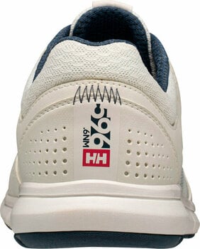 Mens Sailing Shoes Helly Hansen Men's Ahiga V4 Hydropower Sneakers Off White/Orion Blue 44 - 5