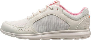 Womens Sailing Shoes Helly Hansen Women's Ahiga V4 Hydropower Off White/Pink Sorbet - 1