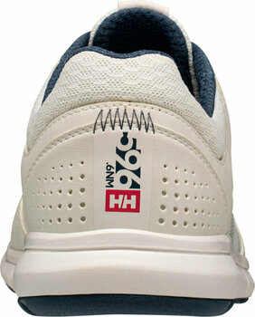 Mens Sailing Shoes Helly Hansen Men's Ahiga V4 Hydropower Sneakers Off White/Orion Blue 46 - 5
