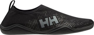 Mens Sailing Shoes Helly Hansen Men's Crest Watermoc Black/Charcoal - 2