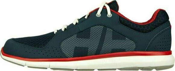 Mens Sailing Shoes Helly Hansen Men's Ahiga V4 Hydropower Sneakers Navy/Flag Red/Off White 46,5 - 2