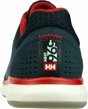 Mens Sailing Shoes Helly Hansen Men's Ahiga V4 Hydropower Sneakers Navy/Flag Red/Off White 46,5 - 3