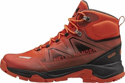 Mens Outdoor Shoes Helly Hansen Men's Cascade Mid-Height Hiking Shoes Cloudberry/Black 46 Mens Outdoor Shoes - 7