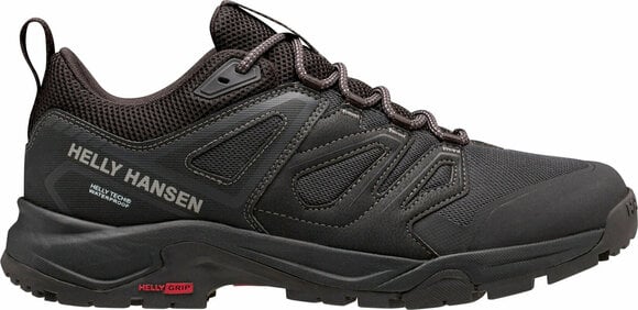 Mens Outdoor Shoes Helly Hansen Men's Stalheim HT Hiking Shoes Black/Red 44 Mens Outdoor Shoes - 3