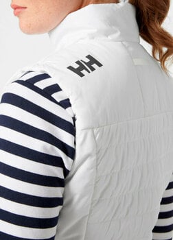 Jacket Helly Hansen Women's Crew Insulated Vest 2.0 Jacket White M - 4