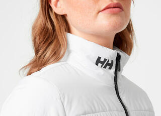 Jakke Helly Hansen Women's Crew Insulated Sailing 2.0 White - 2