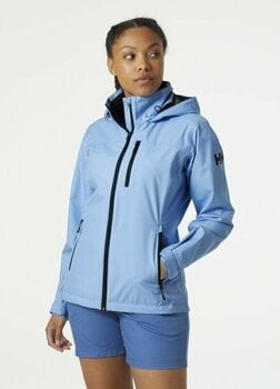 Giacca Helly Hansen Women's Crew Hooded Giacca Bright Blue S - 7