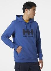 Sweatshirt Helly Hansen Men's HH Logo Hoodie with Hood Grey Melange M - 4