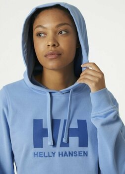 Hoodie Helly Hansen Women's HH Logo Hoodie Bright Blue L - 4