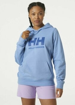 Huppari Helly Hansen Women's HH Logo Huppari Bright Blue M - 5