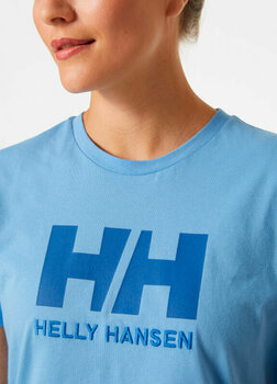 T-Shirt Helly Hansen Women's HH Logo T-Shirt Bright Blue L - 3
