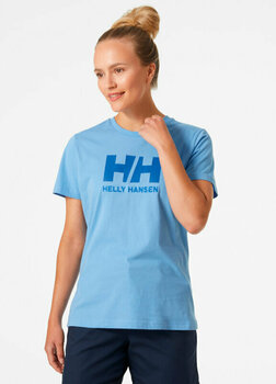 Shirt Helly Hansen Women's HH Logo Shirt Bright Blue L - 5