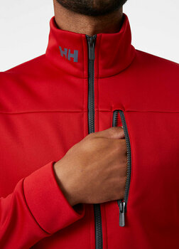 Kabát Helly Hansen Men's Crew Fleece Kabát Red 2XL - 4