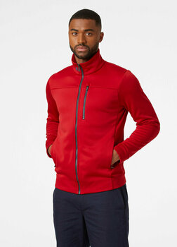 Jacke Helly Hansen Men's Crew Fleece Jacke Red 2XL - 5