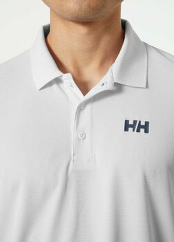 T-Shirt Helly Hansen Men's Ocean Quick-Dry Polo T-Shirt White/Grey L - 3