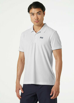 T-Shirt Helly Hansen Men's Ocean Quick-Dry Polo T-Shirt White/Grey L - 5