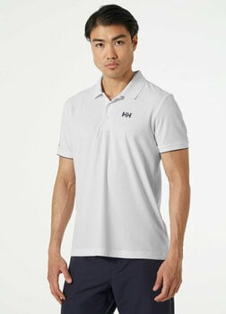 T-Shirt Helly Hansen Men's Ocean Quick-Dry Polo T-Shirt White/Grey S - 5