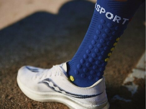 Meias de corrida Compressport Full Socks Run Sodalite Blue T2 Meias de corrida - 3