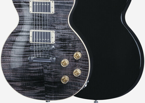 Guitare électrique Gibson Les Paul Standard 2016 HP Translucent Black - 2