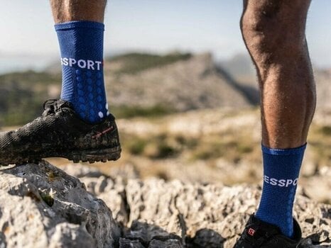 Κάλτσες Τρεξίματος Compressport Ultra Trail Socks Blue Melange T1 Blue Melange T1 Κάλτσες Τρεξίματος - 2