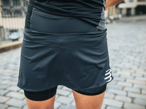 Kratke hlače za trčanje
 Compressport Performance Skirt W Black L Kratke hlače za trčanje - 4