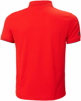Camisa Helly Hansen Men's Ocean Quick-Dry Polo Camisa Alert Red 2XL - 2