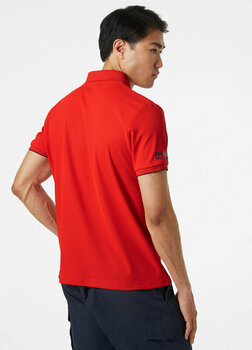 T-Shirt Helly Hansen Men's Ocean Quick-Dry Polo T-Shirt Alert Red 2XL - 6